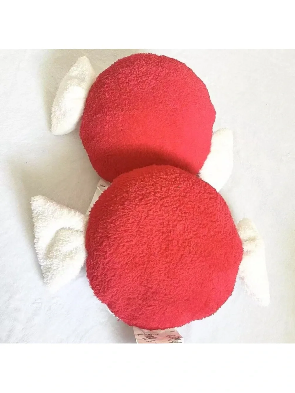 Wondershop Red and White Peppermint Candy Holiday Plush Pillows